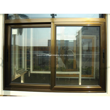 South African Compliant Tempered Grey Tinted Glass Sliding Aluminium Windows